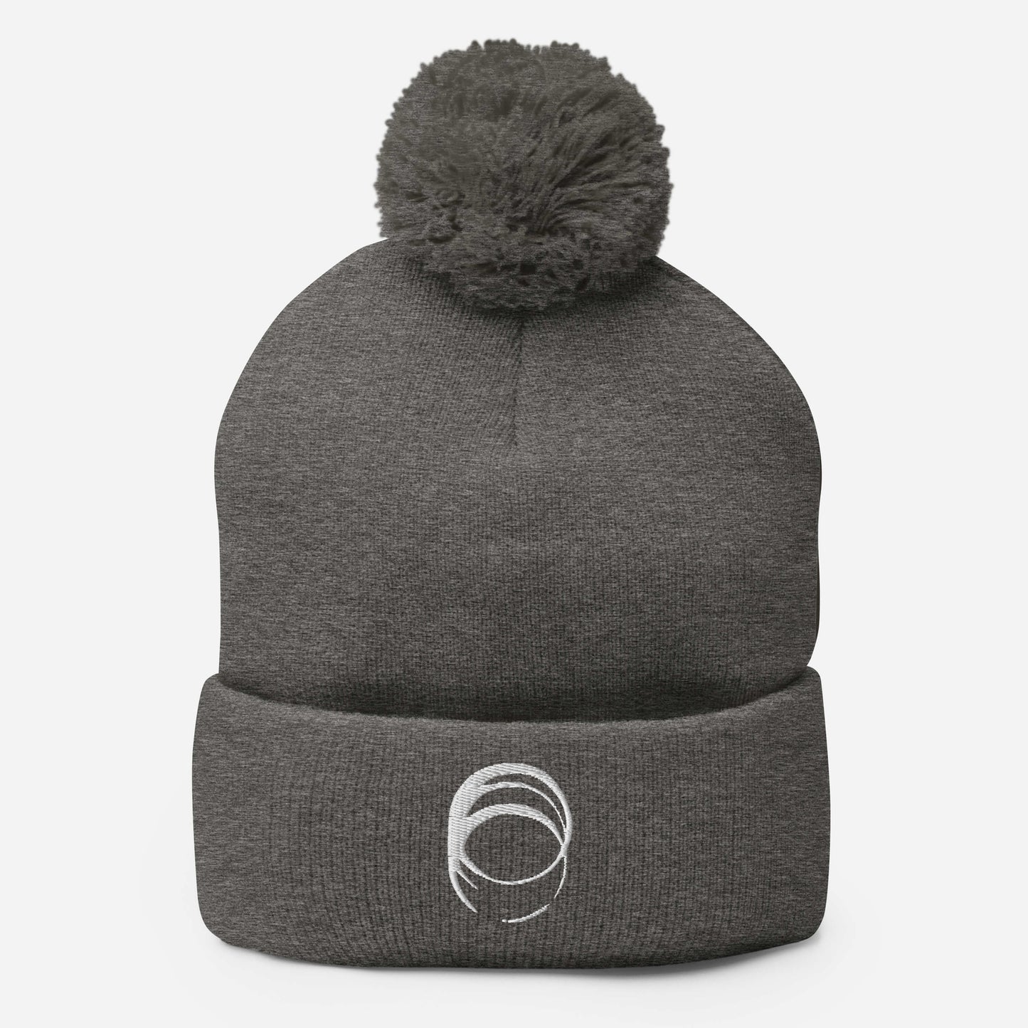Pom-Pom Beanie - White Logo
