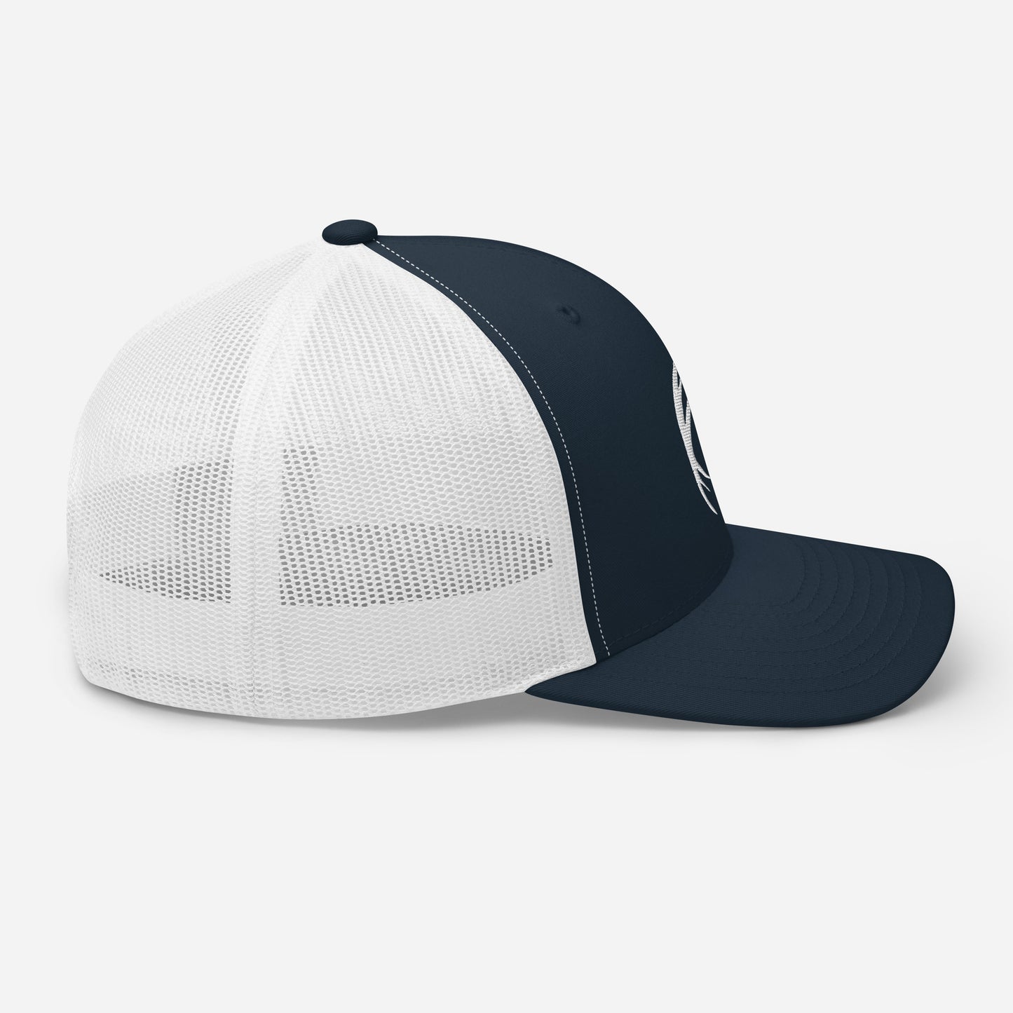 Retro Trucker Cap - White Logo